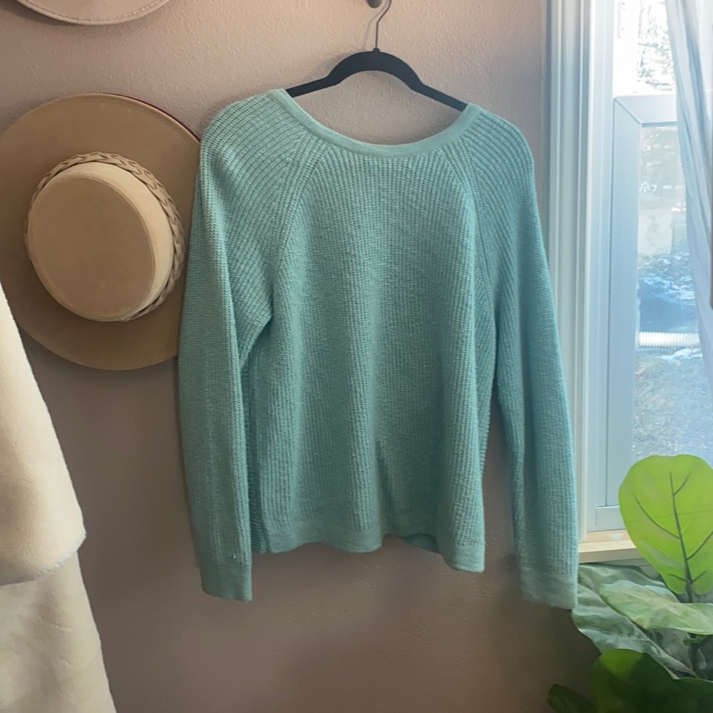 Mint green sweater